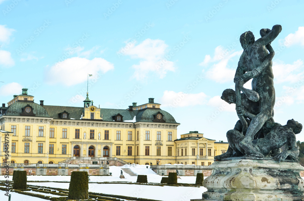 Drottningholm Palace Gardens at Stockholm - Sweden