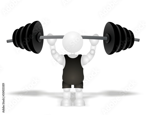 3d people - body-builder