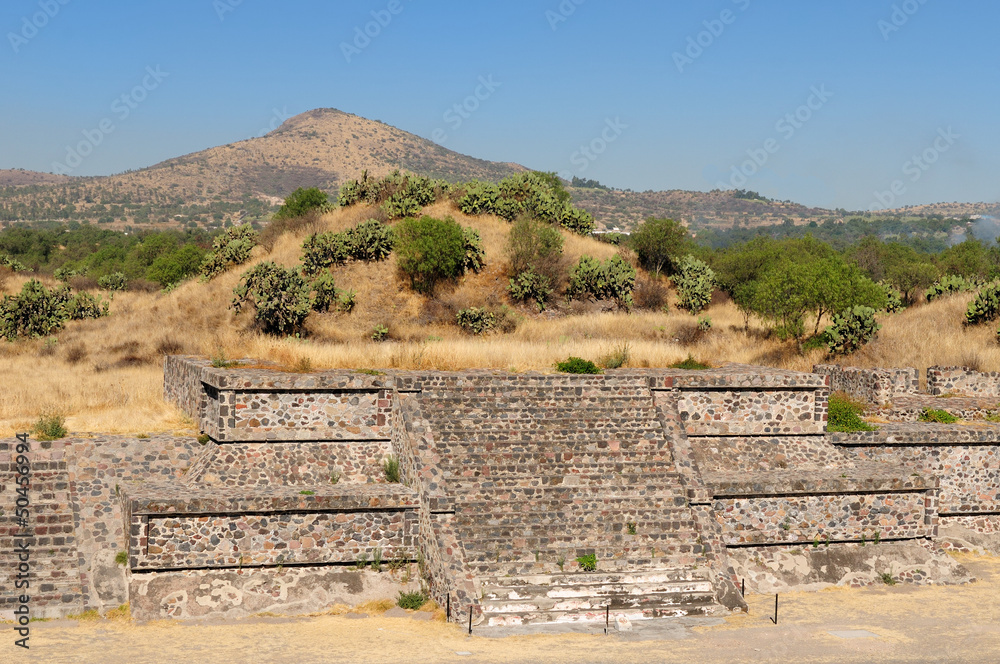 Teotihuacan Aztec ruins near Mexico city