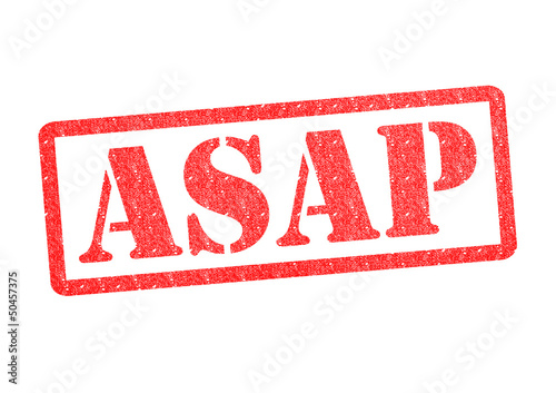 ASAP Rubber Stamp