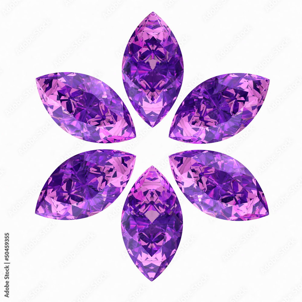Fototapeta premium amethyst (high resolution 3D image)