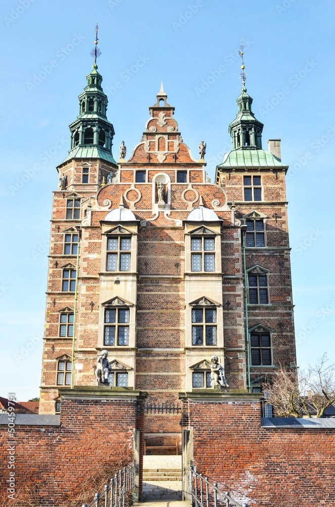 Fototapeta premium Rosenborg castle in Copenhagen - Denmark