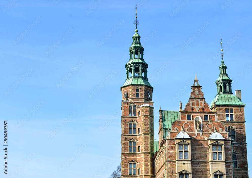Rosenborg castle in Copenhagen - Denmark