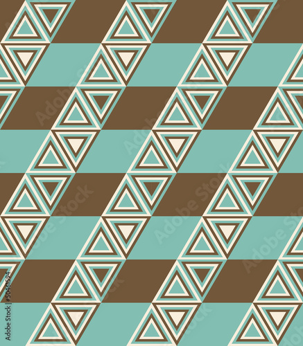 Fashion pattern with triangles