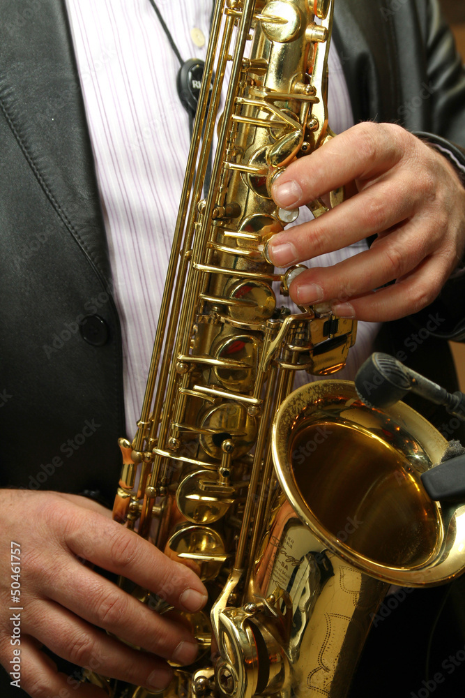 Obraz premium Saxophone Player
