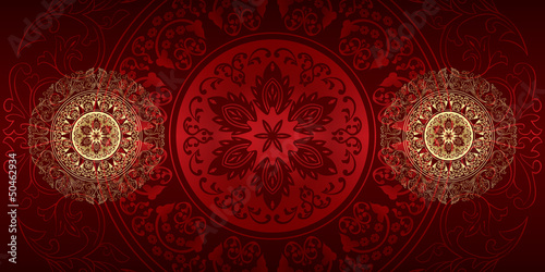Vintage floral background