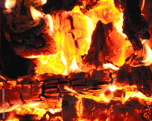 Firewood burning