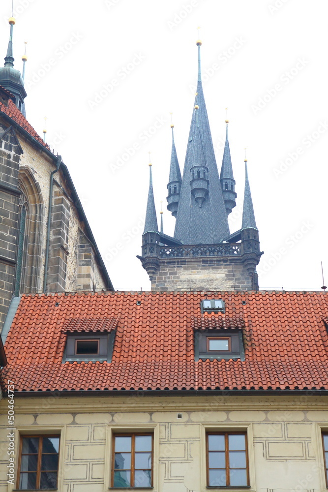 Fototapeta premium Architecture of old Prague