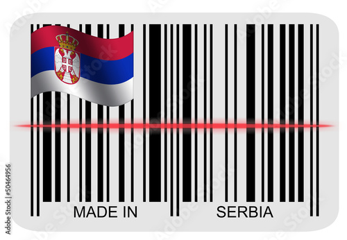 Barcodelabel - Made in Serbia photo