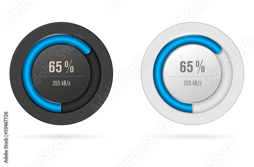 Dark and light loading bar