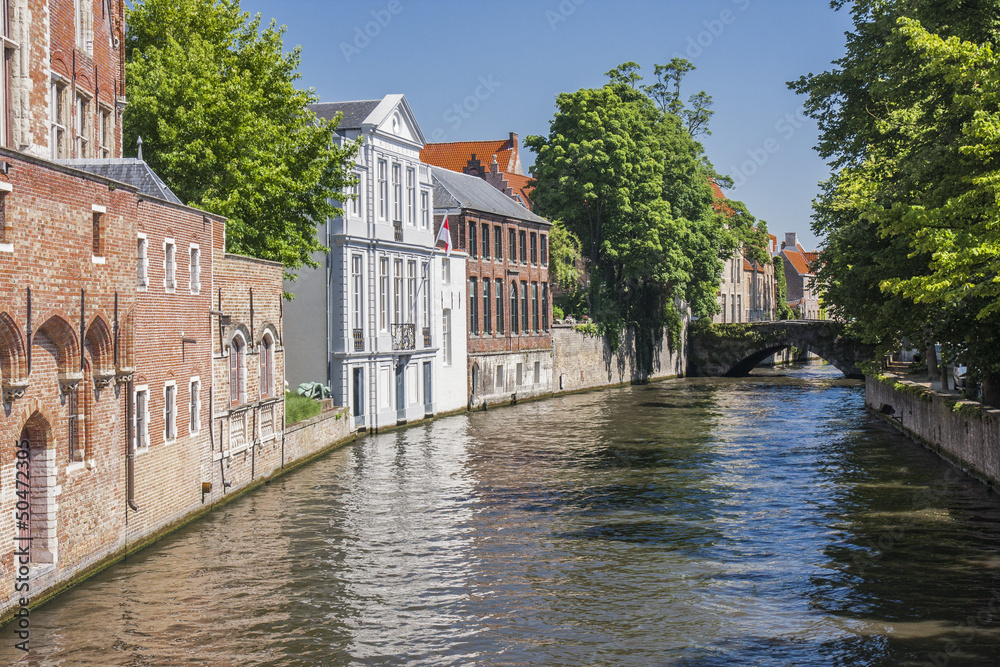 Canal in Bruges, Belgium