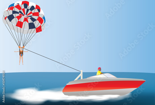 Parascending Girl