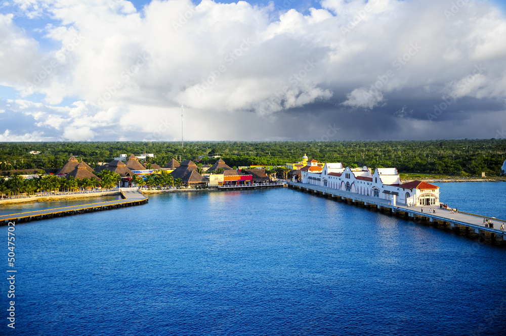 Port at Cozumel, Mexico
