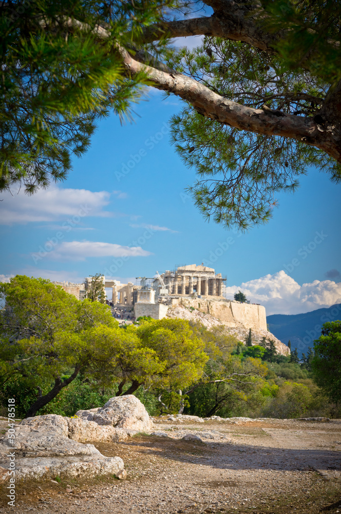 Beautiful view of ancient Acropolis, Athens, Greece Beautiful view of ancient Acropolis, Athens, Greece
