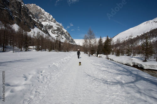 Trekking sulla neve