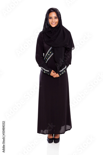 young muslim woman portrait