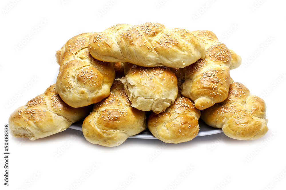 Plaited breads