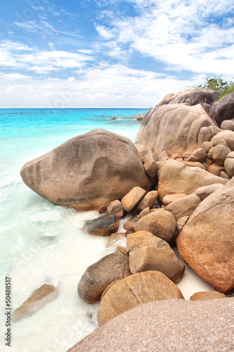 Granitfelsen am Anse Lazio - Seychellen © Jenny Sturm