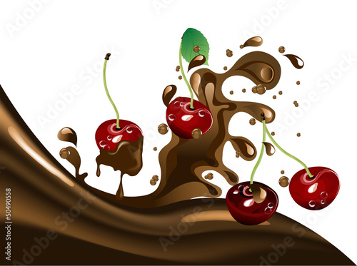 Cherries in chocolate
