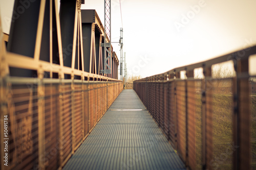 Perspective to infinity at the iron bridge
