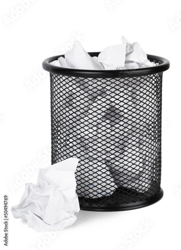 Trash can photo