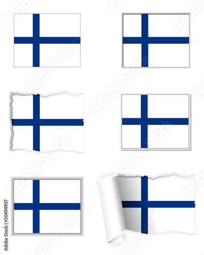 Fahnen Set Finnland