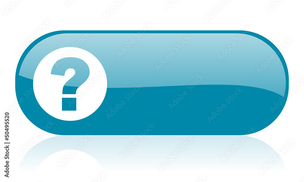 question mark blue web glossy icon question mark blue web glossy icon