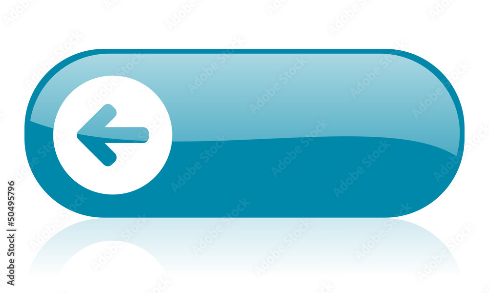 arrow left blue web glossy icon arrow left blue web glossy icon