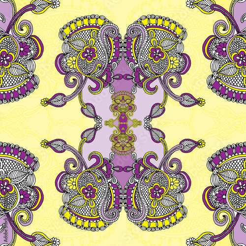 ornamental paisley floral bandanna