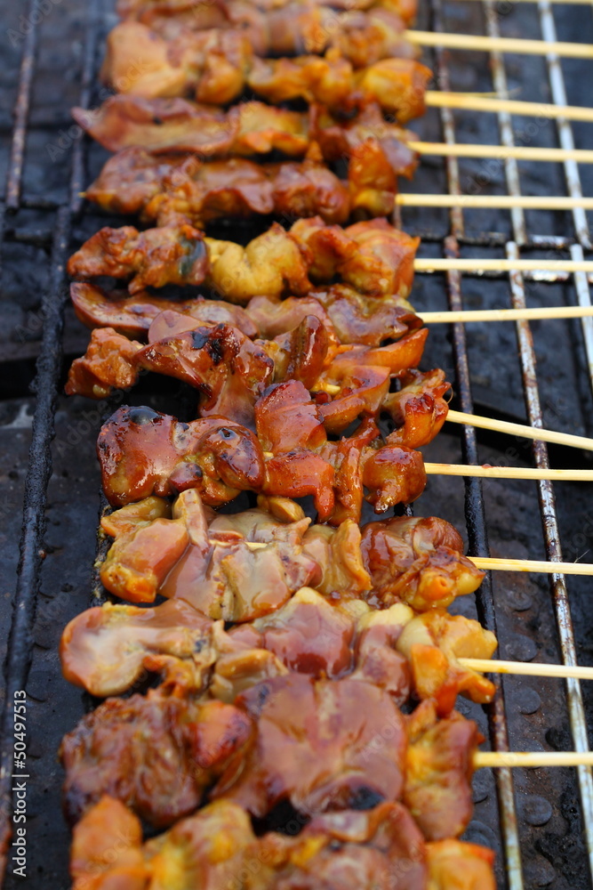 Grilled liver