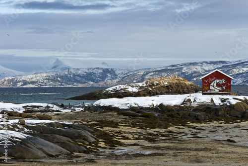 am Tysfjord Norwegen Winter photo