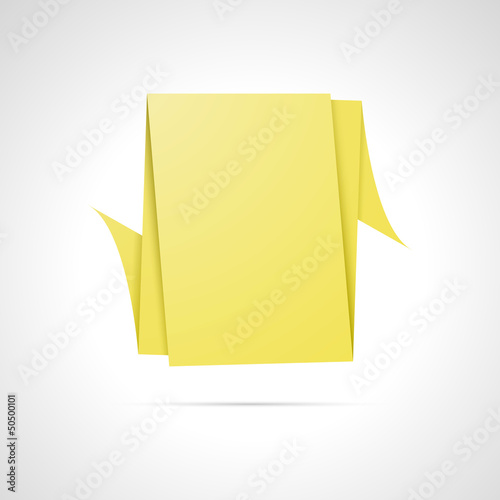 folded paper template