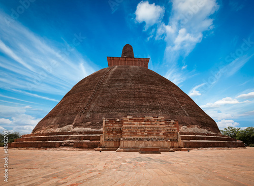 Jetavaranama dagoba  (stupa). Anuradhapura, Sri Lanka photo