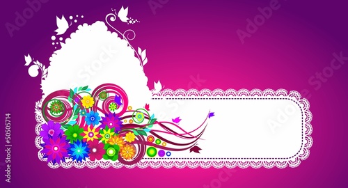 Easter egg on pink background