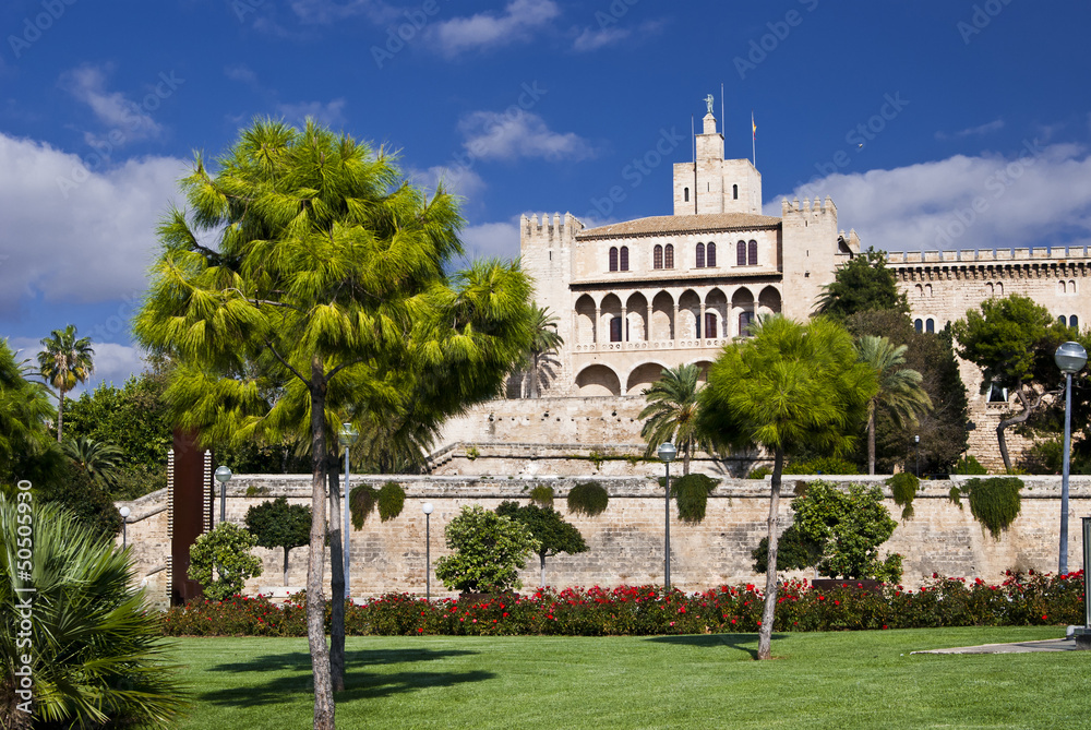 Fototapeta premium Street view in Palma de Majorca