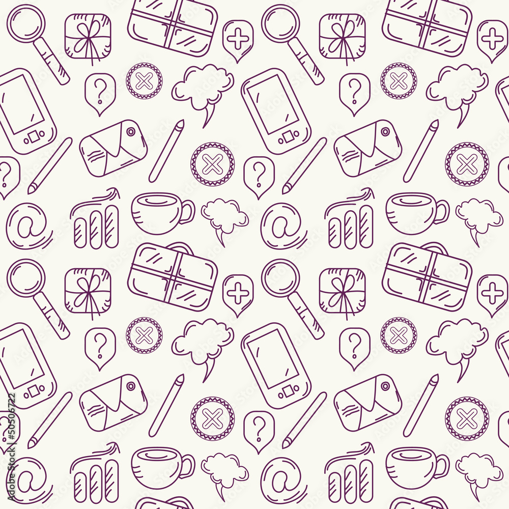 Seamless business pattern Seamless business pattern