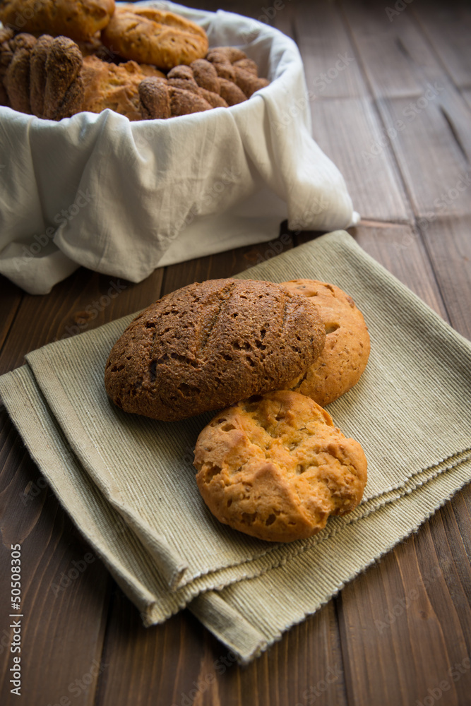 Naklejka premium Rustic bread