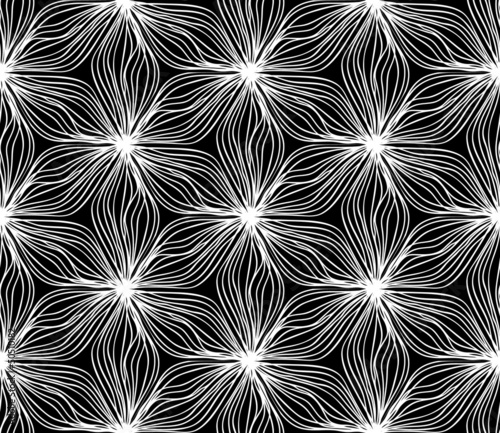 Seamless monochrome pattern 9