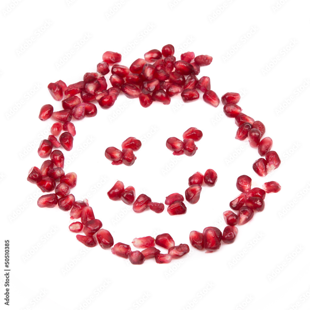 Smile of Seeds of pomegranate Smile of Seeds of pomegranate
