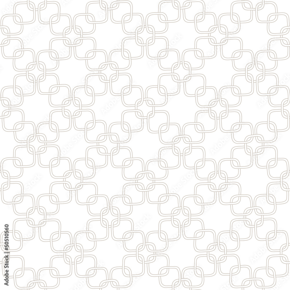 Seamless hand drawn patten with chains