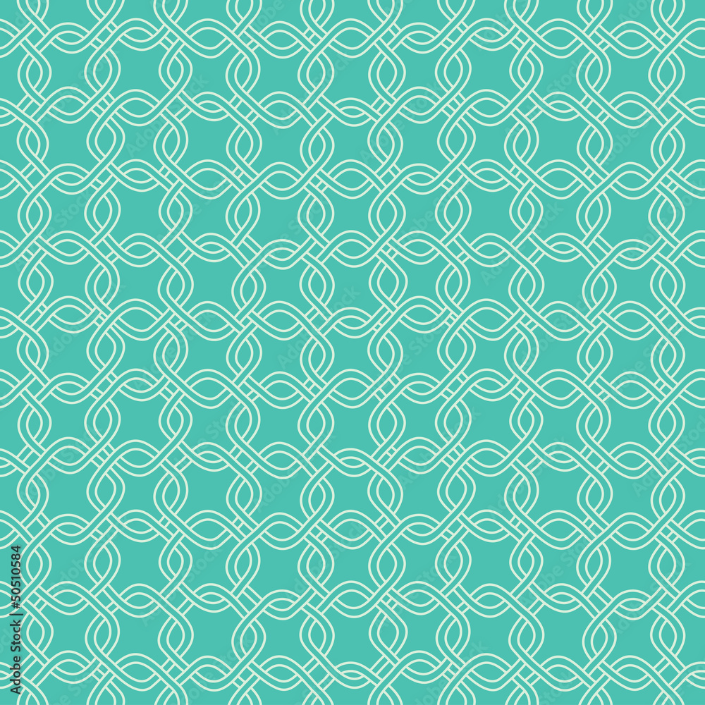 Seamless hand drawn green patten with chains Seamless hand drawn green patten with chains