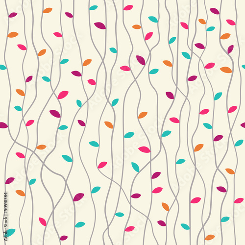 Seamless spring pattern