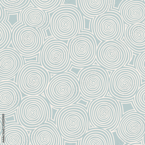 Seamless abstract pattern with spirals