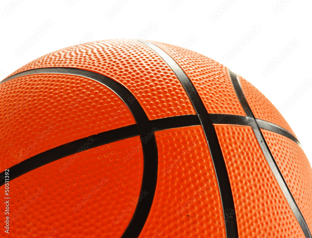 Fototapeta premium Basketball isolated on white background