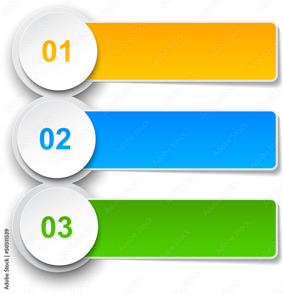 Numbered list design. Numbered list design.