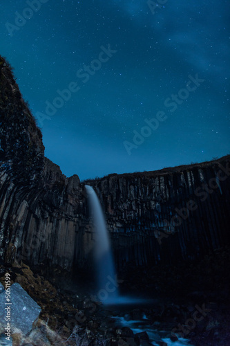 Skaftafell waterfall  Iceland