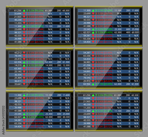 stock exchange monitor