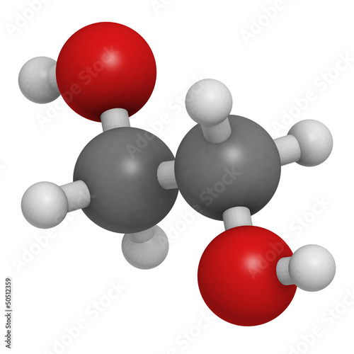 ethylene glycol car antifreeze and polyester building block, mol © molekuul.be