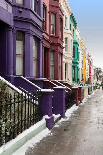 Canvas Print Colorful street