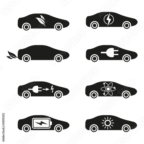 Set of Different Fuel Vector icons